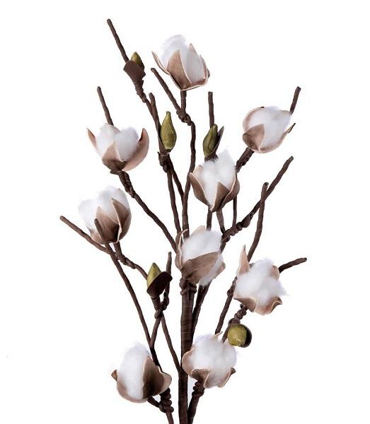 1P149 Umelý kvet Cotton flower LNN 115 cm