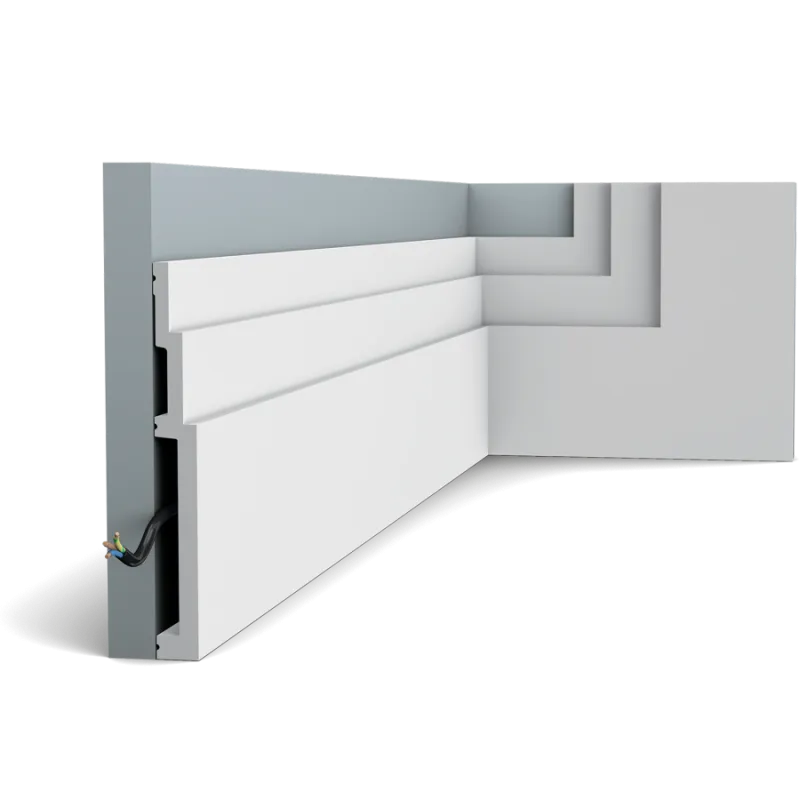 SX181 Podlahová lišta ORAC DECOR High Line d 200 x v 20 x š 2,2 cm