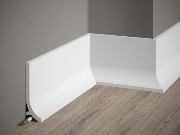 QS011P Premium podlahová lišta lakovaná MARDOM DECOR d 200 x v 13,5 x š 4 cm