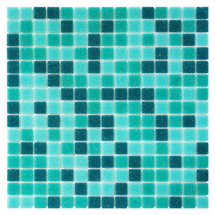 Q SERIES SPA QMX Lagoon Sklenené mozaiky DUNIN (32,7x32,7cm/1ks)