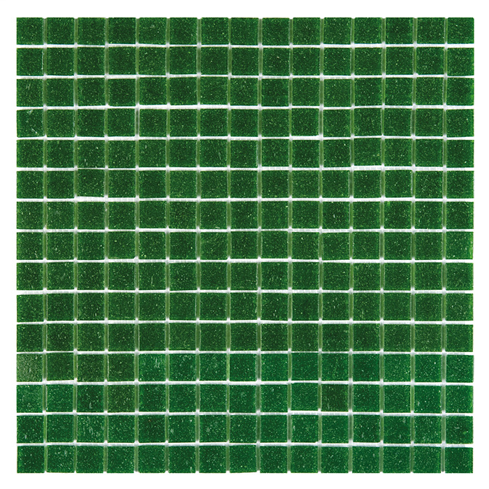 Q SERIES SPA Dark Green Sklenené mozaiky DUNIN (32,7x32,7cm/1ks)