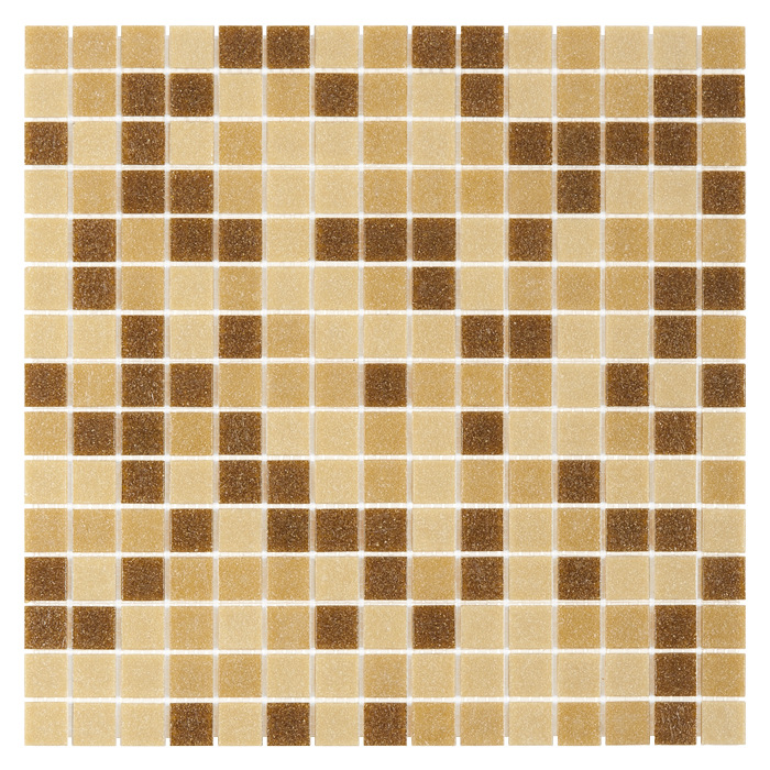 Q SERIES SPA QMX Beige Sklenené mozaiky DUNIN (32,7x32,7cm/1ks)