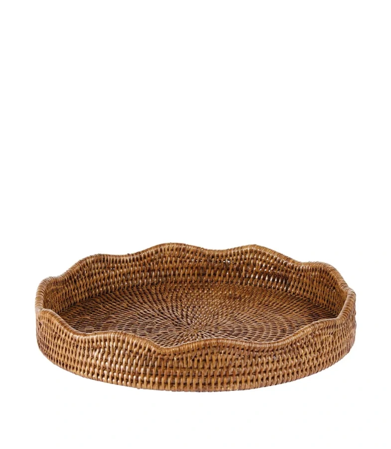 1R124 Ratanový podnos LNN Ø 37 x 6 h cm