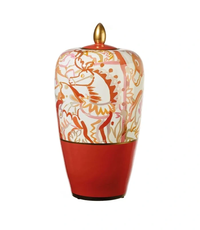 1M408 Porcelánová dóza LNN Ø 21 x 45 h cm
