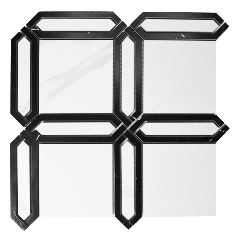 LORDY Quadwell Carrara Gp Gresové mozaiky DUNIN (30x30x1cm/1ks) 1