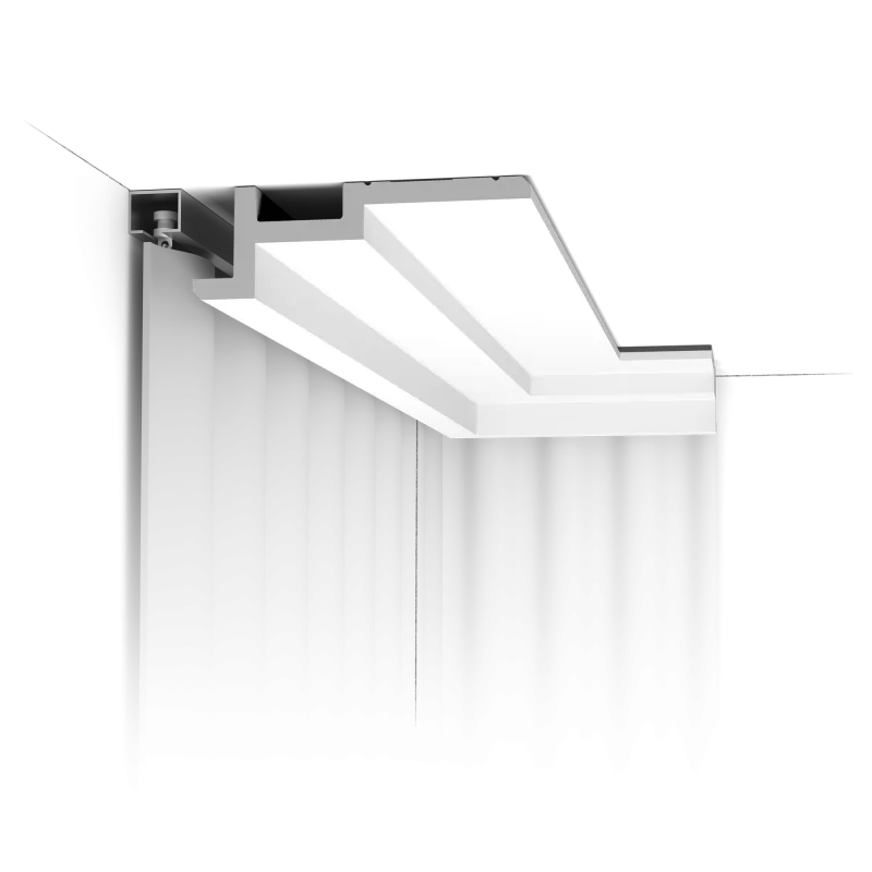 C396 Garnižová lišta ORAC DECOR d 200 x š 6,1 x v 18,5 cm