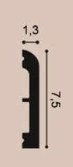 SX183F Lemovacia lišta ORAC DECOR Flex Cascade d 200 x v 7,5 x š 1,3 cm