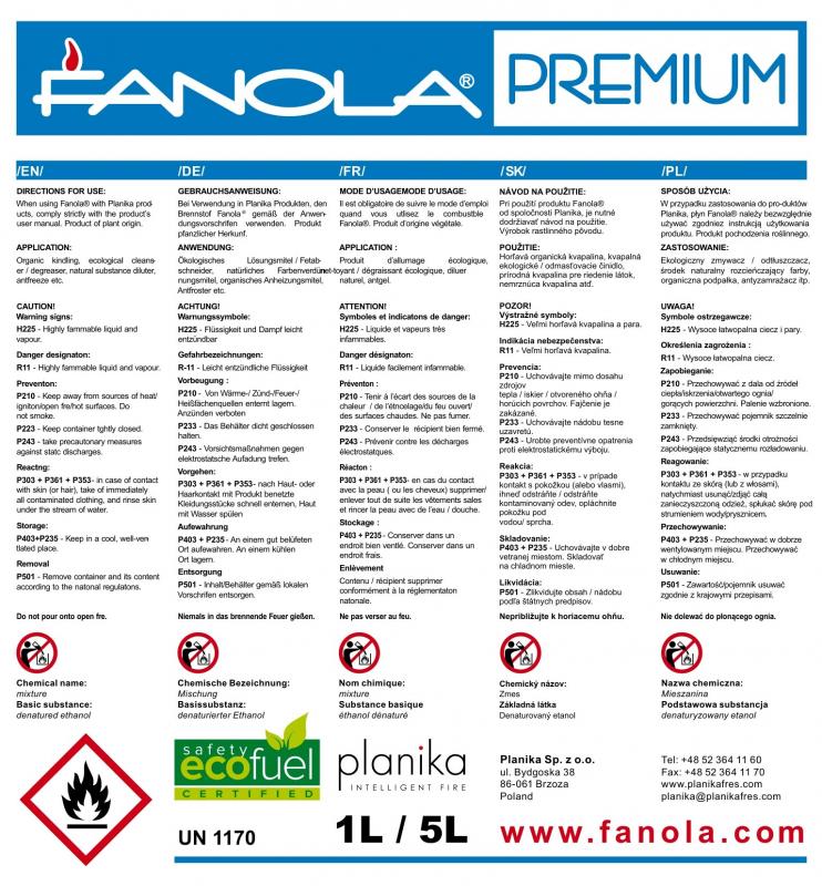 Bioalkohol FANOLA PREMIUM