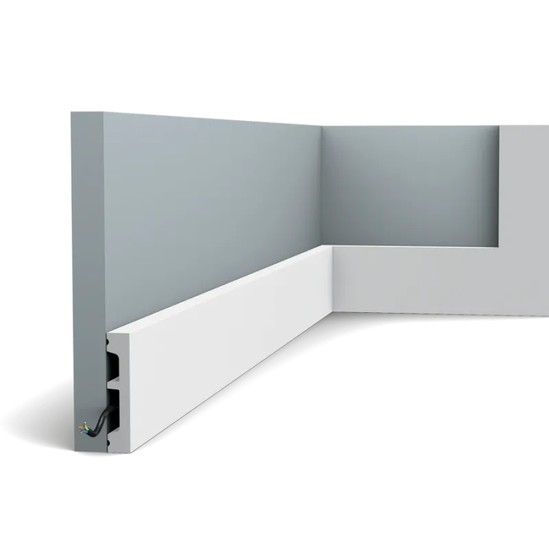 Podlahová lišta DX157-2300 ORAC DECOR d 230 x v 6,6 x š 1,3 cm