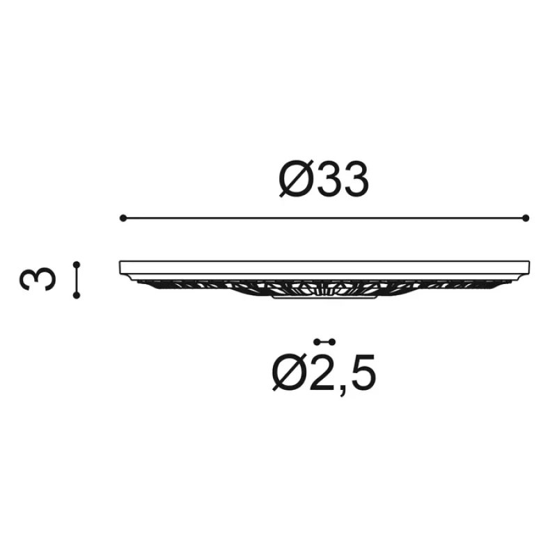 R14 Rozeta ORAC DECOR ø 33 x v 3 cm 1