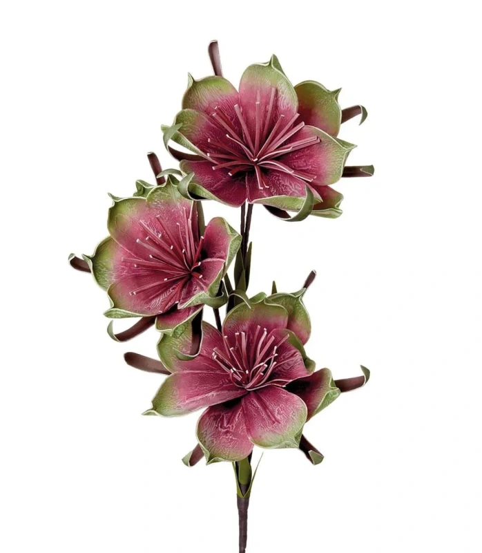 1P299 Umelý kvet Water lily LNN 90 h cm 1