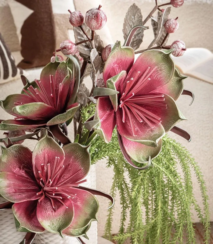 1P299 Umelý kvet Water lily LNN 90 h cm