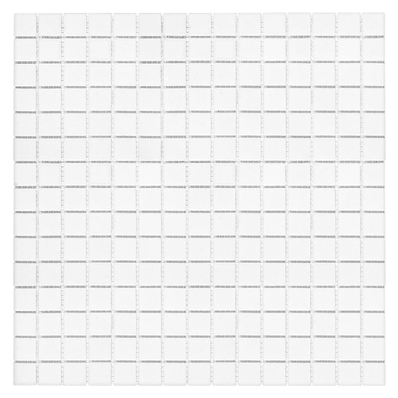 Q-SERIES Q White Sklenená mozaika DUNIN (32,7x32,7cm/1ks)