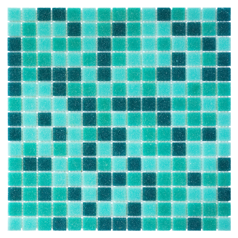 Q SERIES SPA QMX Lagoon Sklenené mozaiky DUNIN (32,7x32,7cm/1ks)