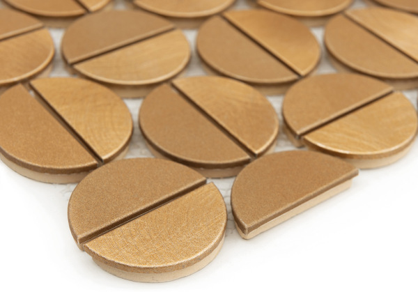 METALLIC Allumi Tabs Brass Gold Kovové mozaiky DUNIN (35x29,8cm/1ks) 1