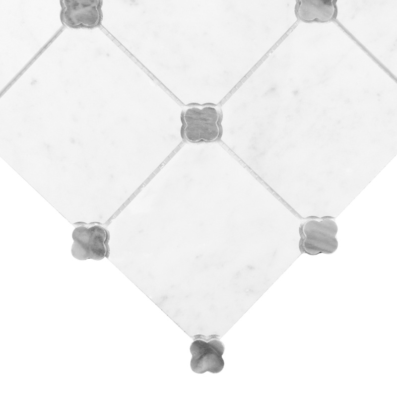 MANORIAL Carrara Octalux Mramorové mozaiky DUNIN (30,5x30,5cm/1ks) 3