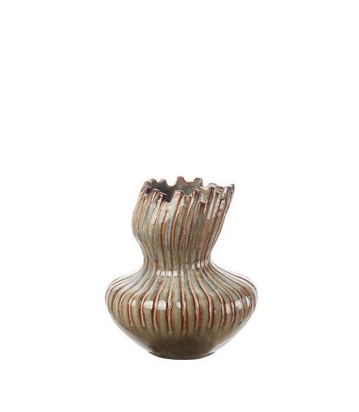 1M233 Kameninová váza LNN Ø 15 x 18 h cm
