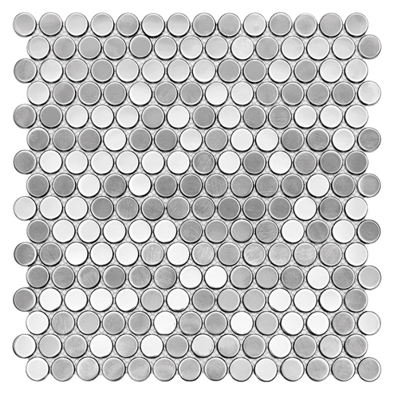METALLIC Dinox 020 Mix Kovová mozaika DUNIN (30x30cm/1ks)