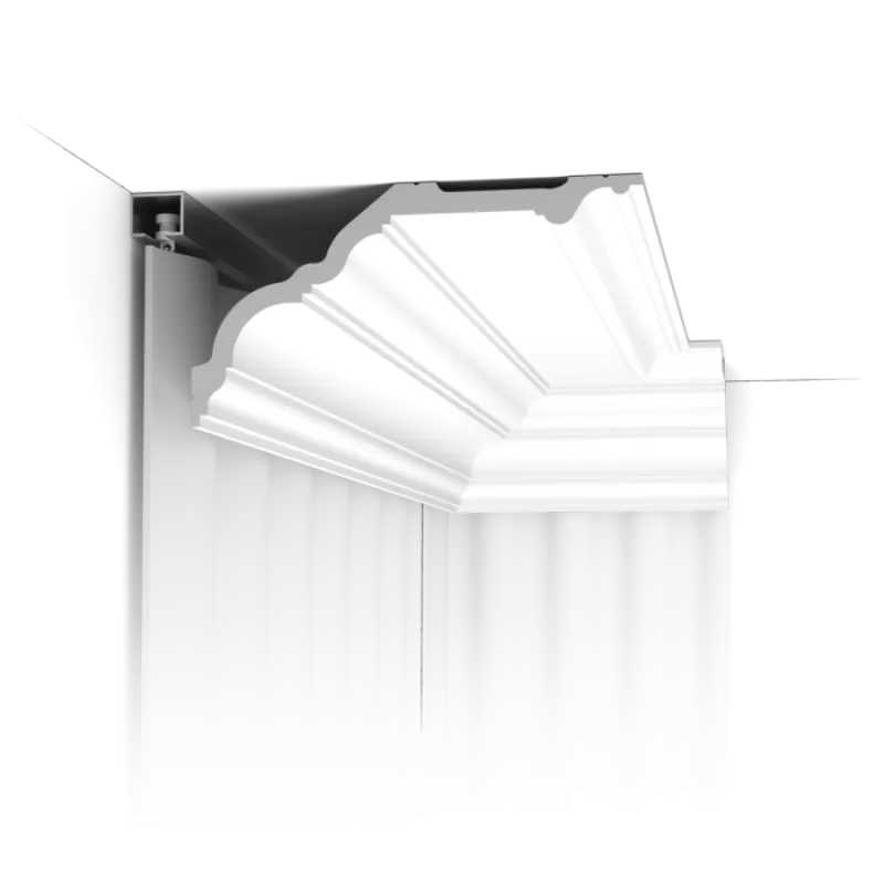 C340 Garnižová lišta, multifunkčný profil ORAC DECOR d 200 x š 25,6 x v 13,5 cm