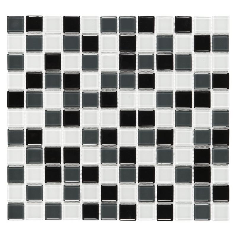 GLASS MIX DMX 018 Sklenená mozaika DUNIN (32,3x29,6cm/1ks)