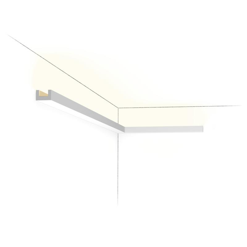 CX190 Lišta pre nepriame osvetlenie ORAC DECOR d 200 x v 2 x š 3 cm