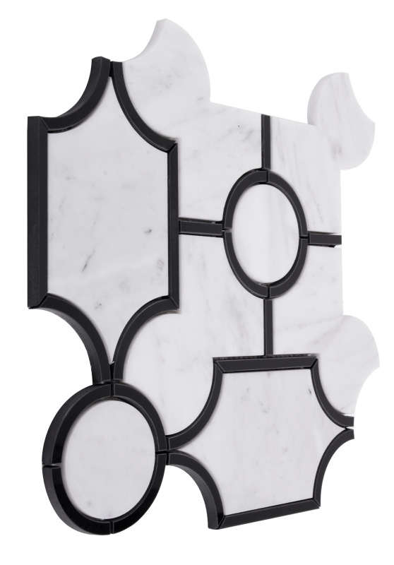 MANORIAL Carrara White Manor Mramorové mozaiky DUNIN (30x30x1cm/1ks) 4
