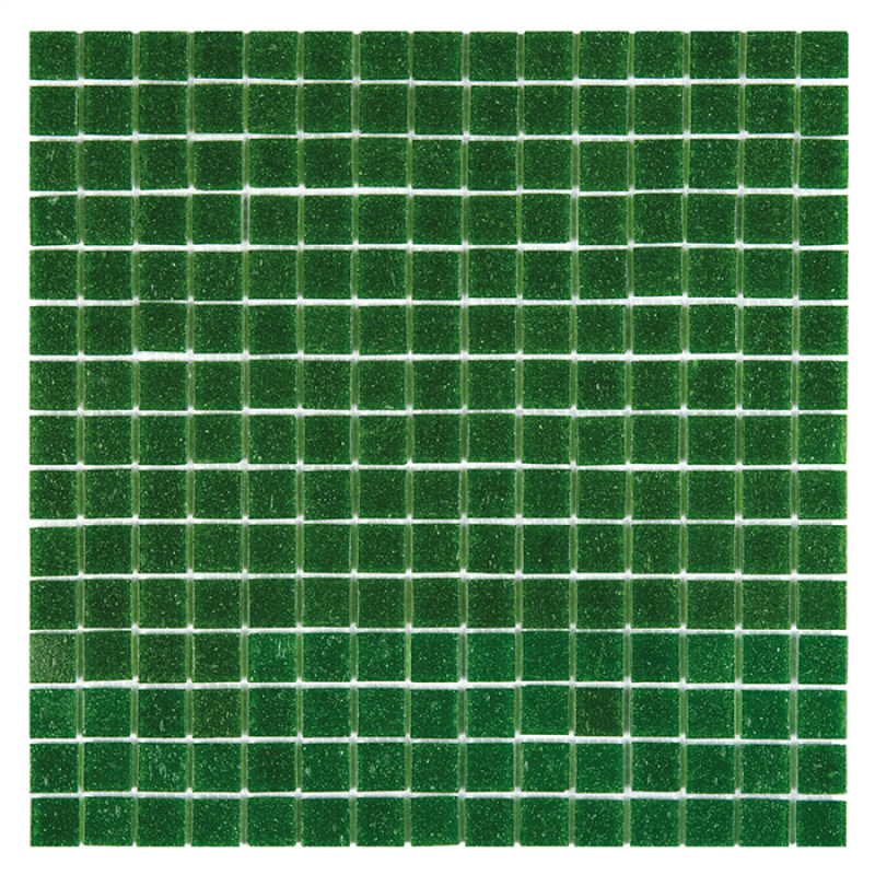 Q SERIES SPA Dark Green Sklenené mozaiky DUNIN (32,7x32,7cm/1ks)