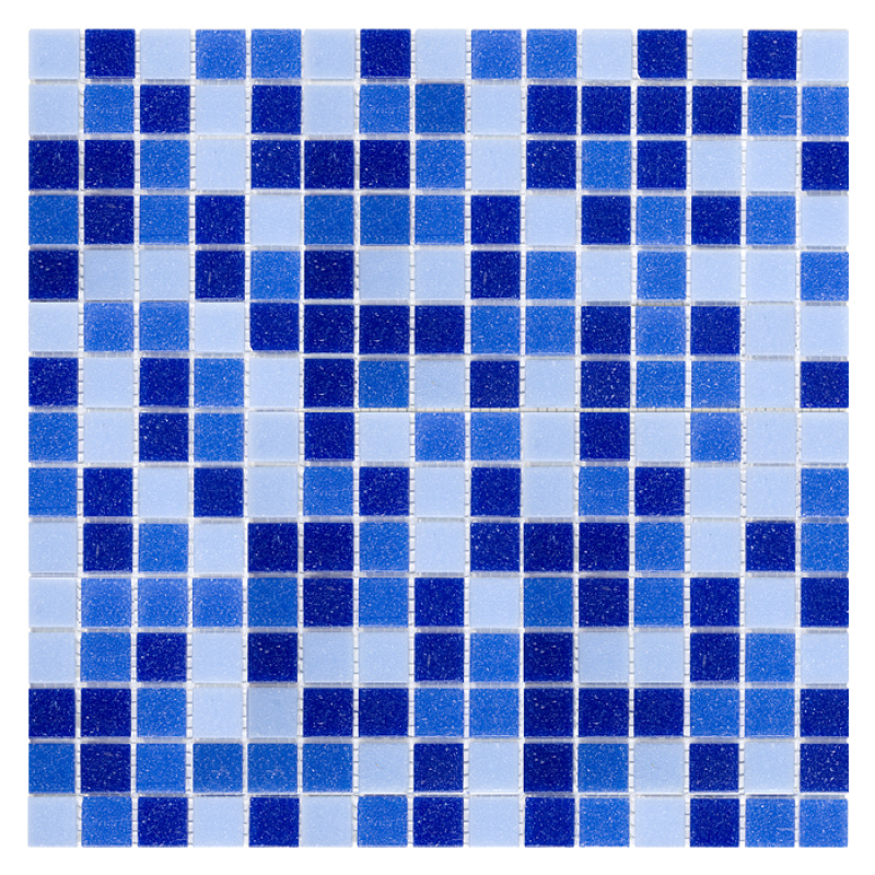 Q SERIES SPA QMX Navy Sklenené mozaiky DUNIN (32,7x32,7cm/1ks)