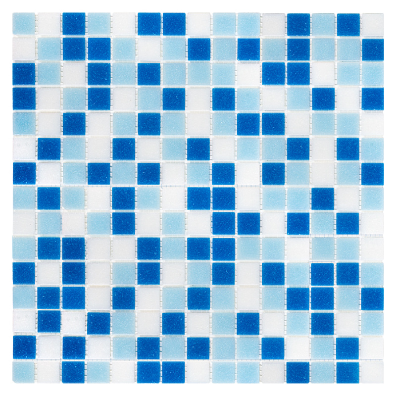 Q SERIES SPA QMX Blue Sklenené mozaiky DUNIN (32,7x32,7cm/1ks)