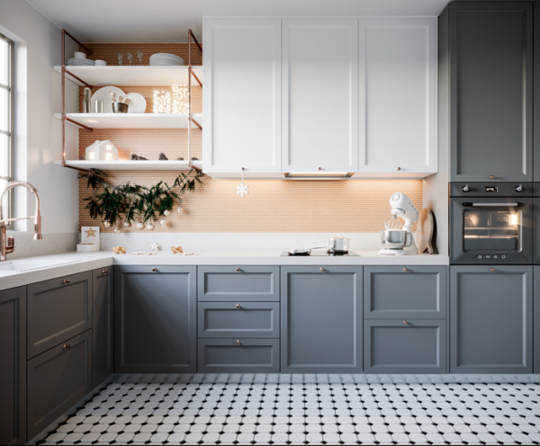 PENNY & TWIG Miss Penny Gold matt Gresové mozaiky DUNIN (27,2x27,4cm/1ks) 4