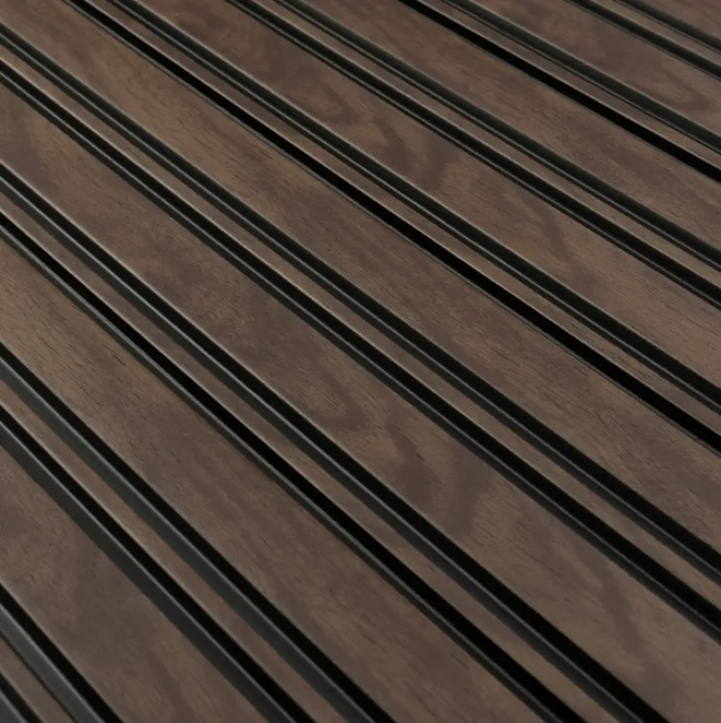 Stenové lamely LAMELIO - Milo, imitácia dreva orech, 1ks 12,2 cm