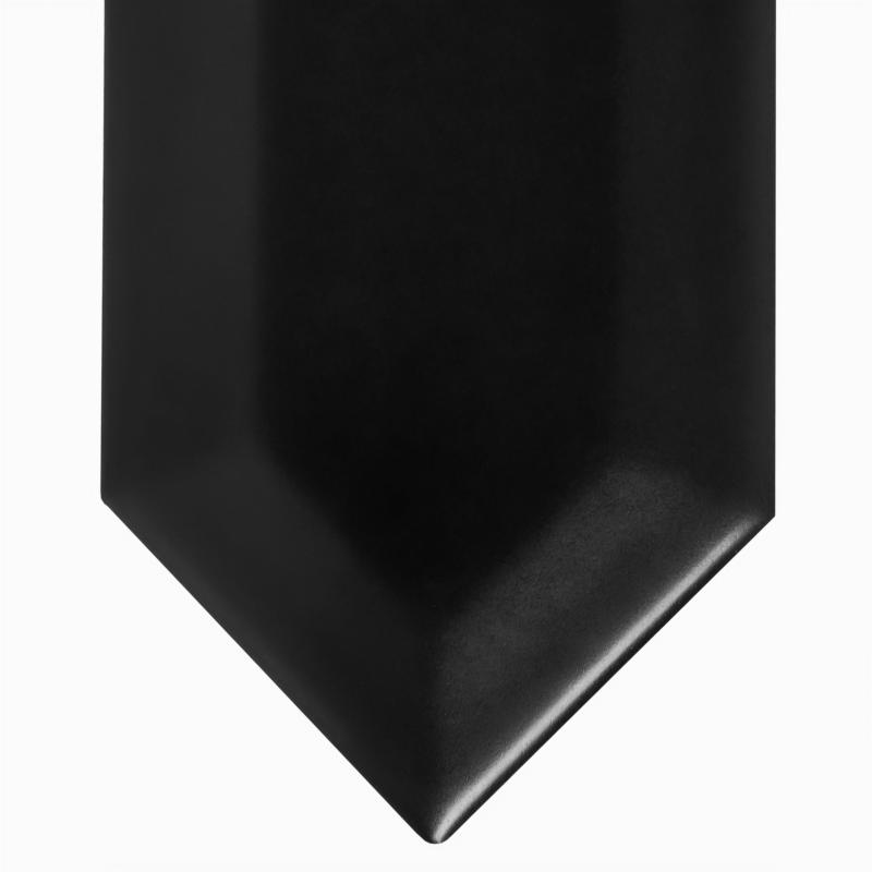 TRITONE Tritone Black 03 mat Keramická mozaika DUNIN (7,6x22,8cm/1ks)