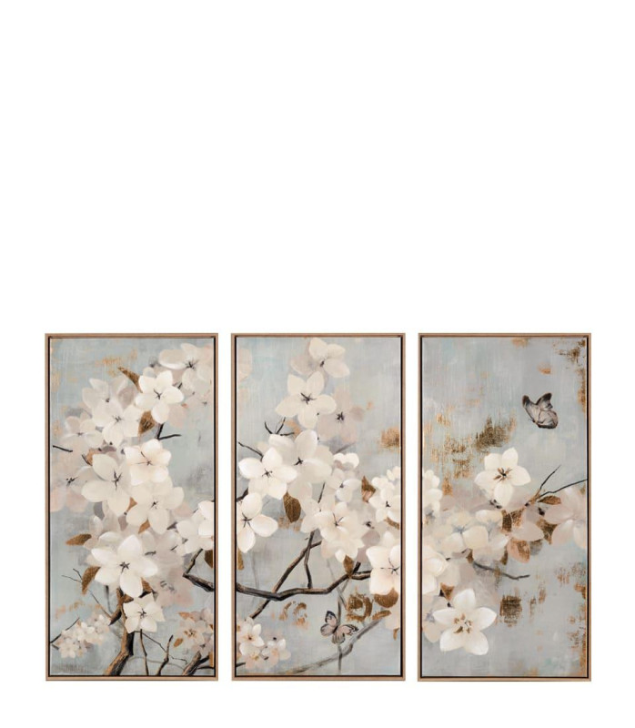 1Q266 Potlač fóliou na plátno v ráme LNN 150 x 100 cm (set 3 ks) 1