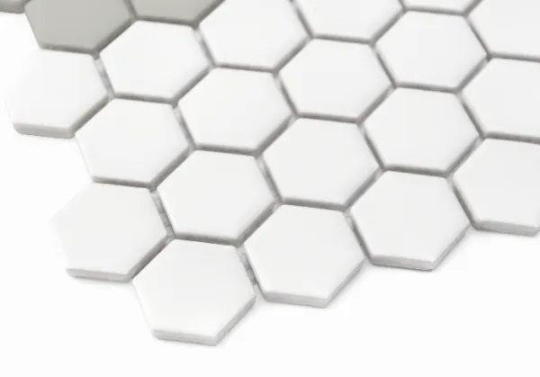 HOUSE LOVES Mini Hexagon Stripe 2.A matt Gresové mozaiky DUNIN (30x26cm/1ks)