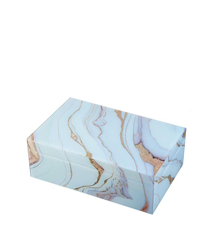 1L149 Sklenená šperkovnica LNN 20 x 12 x 8 h / 28 x 18 x 10 h cm (set2ks) 2