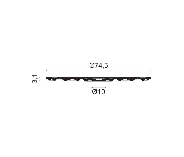 R40 Rozeta ORAC DECOR ø 74,5 x v 3,1 cm 1