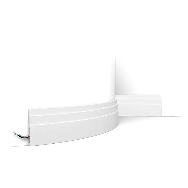 SX180F Podlahová lišta ORAC DECOR FLEX d 200 x v 12 x š 1,6 cm