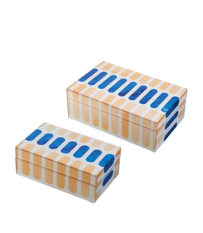1L151 Sklenená šperkovnica LNN 20 x 12 x 8 h / 28 x 18 x 10 h cm (set2ks)