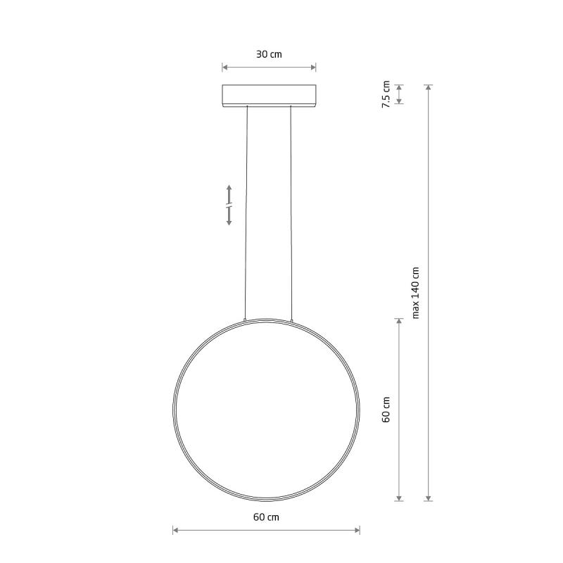 10861 CIRCOLO LED M NOW