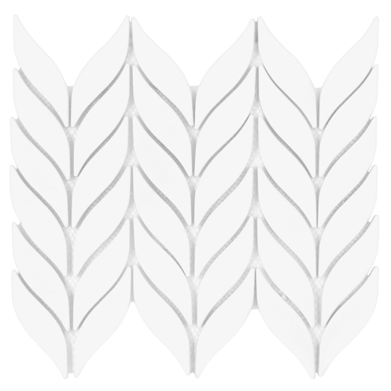 BOTTANY Bottany White matt Gresové mozaiky DUNIN (26,5x22,5x0,7cm/1 ks) 2