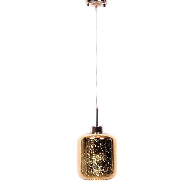 Moderná zlatá závesná lampa ALACOSMO DEKORIKO