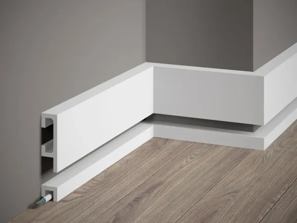 QL021P Premium podlahová lišta lakovaná MARDOM DECOR d 200 x v 2 x š 2,5 cm