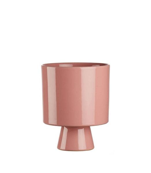 1O180 Keramická váza / kvetináč LNN Ø 20 x 25 h cm