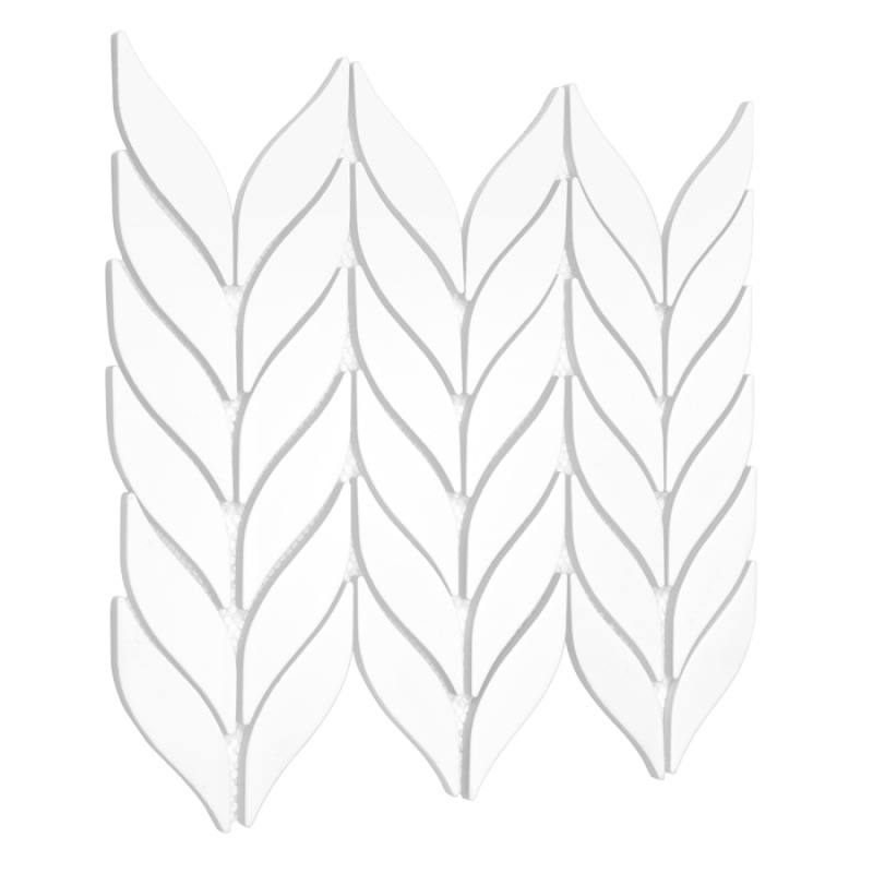 BOTTANY Bottany White matt Gresové mozaiky DUNIN (26,5x22,5x0,7cm/1 ks) 3