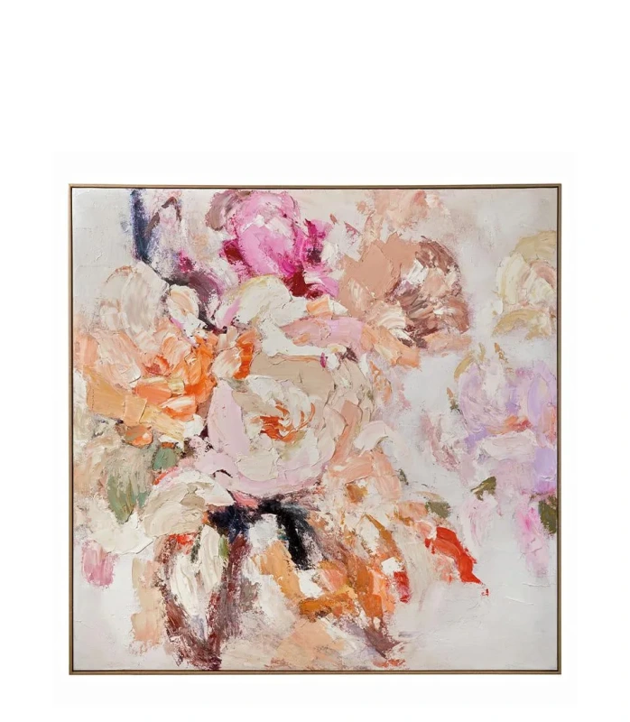 1Q316 Maľovaný obraz v ráme LNN 120 x 120 cm