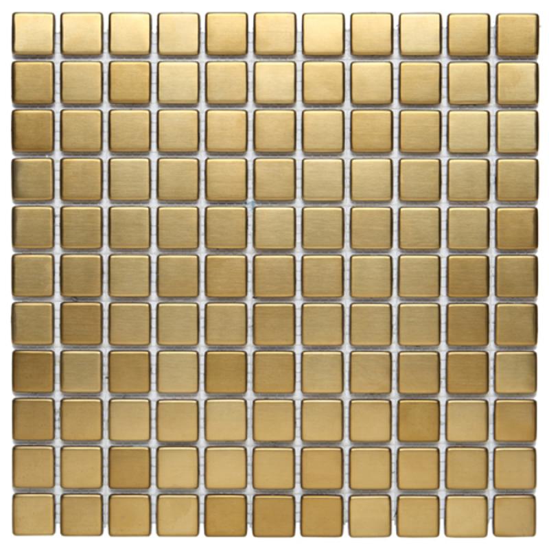 METALLIC Dinox Gold 010 Kovová mozaika DUNIN (30,5x30,5cm/1ks)