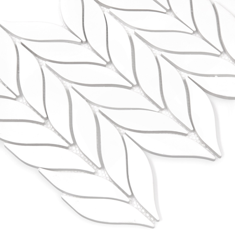 BOTTANY White matt Gresové mozaiky DUNIN (26,5x22,5x0,7cm/1 ks)