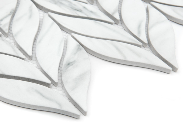 BOTTANY Carrara matt Gresové mozaiky DUNIN (26,5x22,5x0,7cm/1ks)