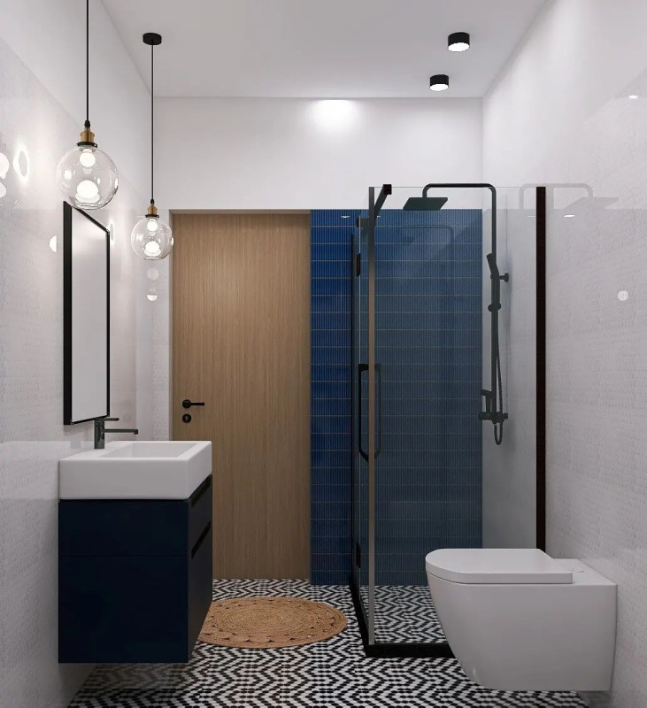 PENNY & TWIG Mr. Twig Denim Gresové mozaiky DUNIN (26,8x28,4cm/1ks) 7