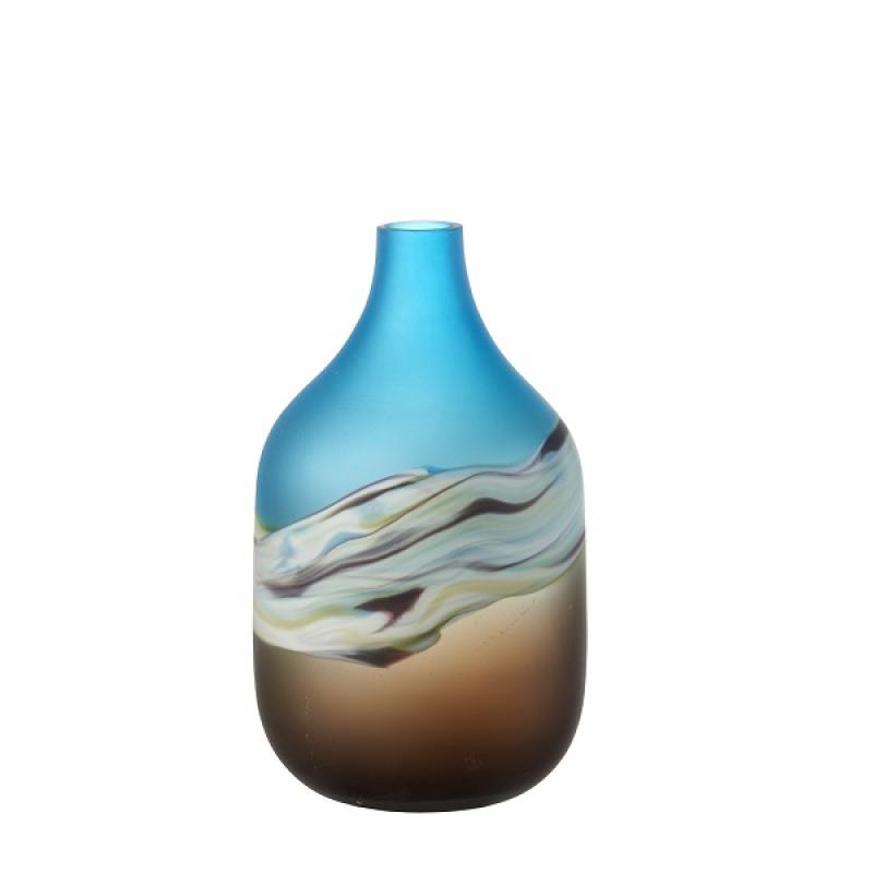 1M204 Sklenená váza LNN Ø 16 x 28 h cm